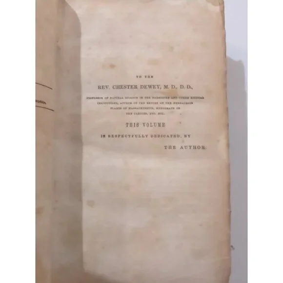Class Book of Botany 2 Parts 1851 Alphonso Wood HC Antique Rough Condition